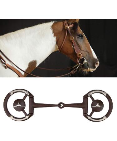 Shanrya Loose Ring Snaffle Bit - Copper Inlay Horse Bit for Riders | International Shipping - Buy Online on SooperMarket.com