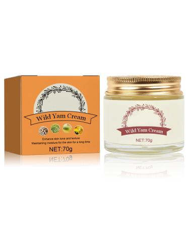Wild Yam Cream.Annas Wild Yam Cream Organic For Women Annas Wild Yam Cream Organic High Firming & Anti Aging Wild Yam Skin Cream Hydrating Night Cream for Dry Skin Natrual Wild Yam Root Cream-70g