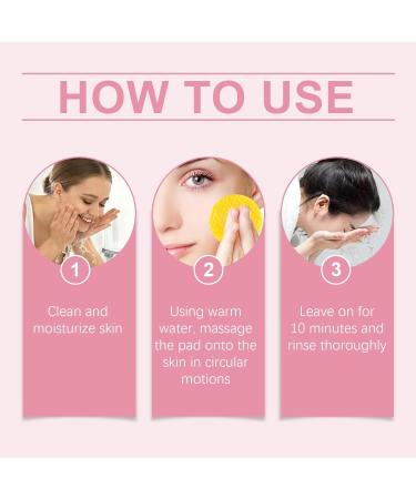 Turmeric Kojic Acid Cleansing Pads - 80 Exfoliating Face Pads for Brightening & Cleansing | International Shipping Available - Buy Online on SooperMarket.com