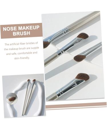 BELLIFFY 4pcs Nose Shadow Brush Concealer Brush under Eye Makeup Accessory Eye Shadow Brush Artificial Fiber - Buy Online on SooperMarket.com