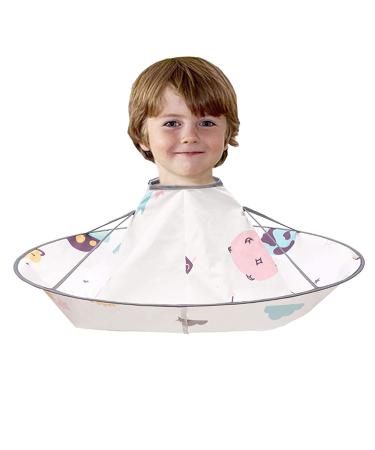Ccbeauty cutting clasp hairdresser recipient umbrella children dinosaurs hair cutting cap capa.