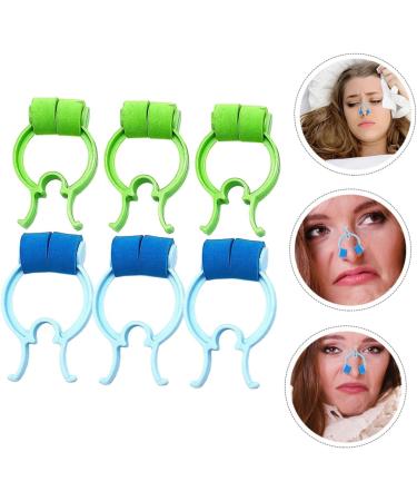 6pcs Fixed Pinch Nose Nasal Strips for Snoring Relief - Portable Nose Stopper - Buy Online on SooperMarket.com