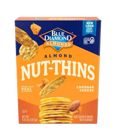 Blue Diamond Almond Nut Thins Cheddar Cheese 4.25 Oz