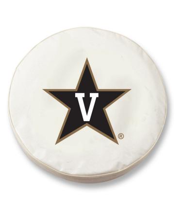 Holland Bar Stool Co. Vanderbilt Commodores White Exact Fit Tire Cover Y (32.25"x12")