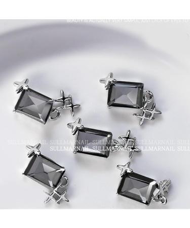 5pcs Fashionable Embellishments In A Unique Rectangle Shape For Parties And Weddings Water Red - Buy Online on SooperMarket.com