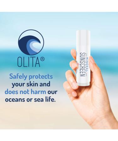 Olita Mineral Sunstick SPF 30 - Fragrance-Free Organic Reef Safe Chemical-Free Sunscreen Water-Resistant Zinc Sunblock - 0.6 oz for All Skin Types - Buy Online on SooperMarket.com