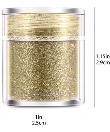 5 Set Holographic Chunky Glitter Nail Sequins for Body, Face, Hair - Gold & Silver Shades - Buy Online on SooperMarket.com