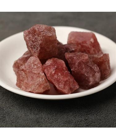 for Raw Strawberry QuartzRough Crystal Stone Specimen for Home Decor Raw Stones and Minerals (Size : 100g) - Buy Online on SooperMarket.com