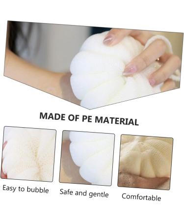 Buy NOLITOY 6 Pcs Large Bath Ball Shower Scrubber Mesh Bubble Maker for Exfoliating Skin | International Shipping Available - Buy Online on SooperMarket.com