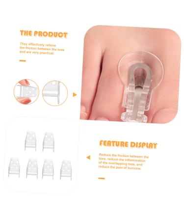 Silicone Gel Nail Tools Set: 3 Pairs Splitter Thumb Protector, Bunion Separators, Foot Valgus Protector - Women's Nail Care Kit - Buy Online on SooperMarket.com