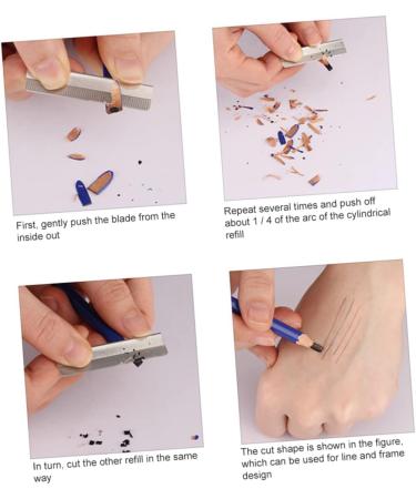 FOYTOKI 8pcs Eyebrow Pencil Eyeliner Eyebrow Makeup Pencil Eyeliner Pencil Brow Pencil and Brush Pens Wooden - Buy Online on SooperMarket.com