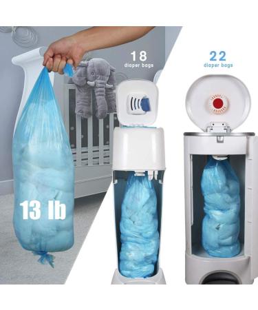 Diaper Pail Refill Bags - Enhanced Odor Control Diaper Refills (8 Pack) - Buy Online on SooperMarket.com