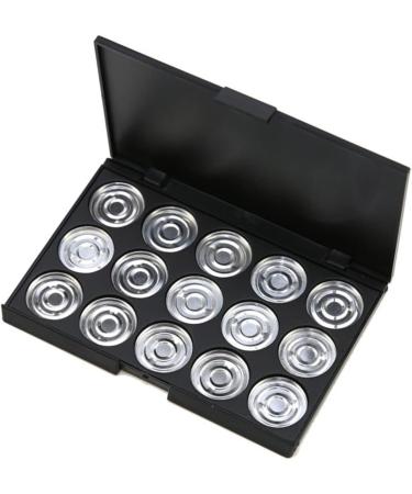 Healvian 2pcs 15 Empty Cosmetic Case Empty Eyeshadow Case Empty Makeup Travel Makeup Case Eyeshadow Palette 1 count (Pack of 1) Silverx2pcs - Buy Online on SooperMarket.com