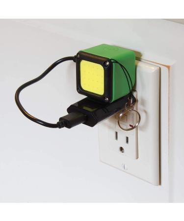 Kodiak Kube 300 Lumen Rechargeable COB LED Cube Light - Waterproof with 3 Brightness Modes | 3 Hr Runtime | Smartphone Charging | Magnet Back | Includes Charging Cable - Buy Online on SooperMarket.com