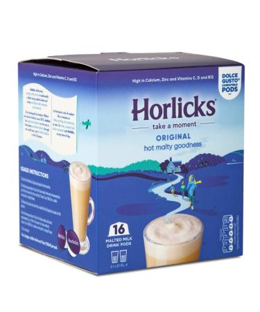 Horlicks Dolce Gusto Compatible Pods (Original 16 Pods) Original 16 Pods