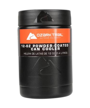 Ozark Trail 12 Ounce Double Wall Vacuum Insulated Can Cooler Cup (1, Black)