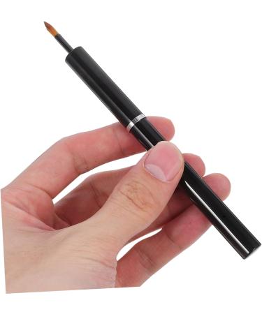 PLAFOPE Portable Lip Brush Lipstick Makeup Brush for Women Lip Balm Applicator Lip Gloss Brush Lip Brush for Women Lip Brush Wand Lip Gloss Applicator Lip Makeup Tools Aluminum 13.40X0.90X0.90CM Black - Buy Online on SooperMarket.com