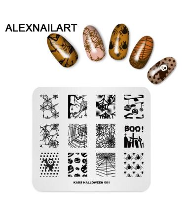 4pcs Nail Art Stamping Plates - Animal & Plant Dream Catcher Templates for DIY Decoration - Buy Online on SooperMarket.com