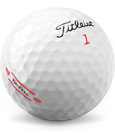 Titleist TruFeel Golf Balls - White: Premium Performance for Enhanced Distance and Control - Buy Online on SooperMarket.com