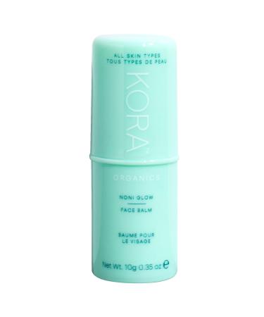 KORA Organics Noni Glow Face Balm | On-The-Go Hydration | Certified Organic | Cruelty Free | 0.35 oz 0.35 Ounce (Pack of 1)