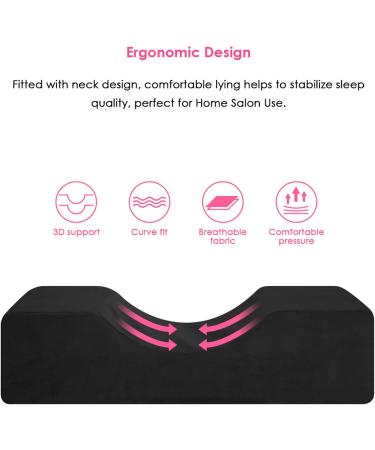 Premium Lash Pillows for Eyelash Extensions - Ergonomic Memory Foam U-Shape Neck Support | Comfortable Beauty Salon Accessory | International Shipping - Buy Online on SooperMarket.com