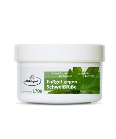 Foot cream against sweat feet - medium in the case of an foot smell sweating foot mushroom - ankle reduced itching swelling with sage - footdeo antibacterial for dry skin cooling grease not 170g
