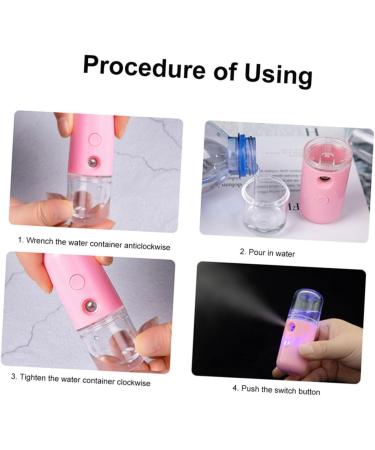 MUSISALY 2pcs Spray Hydrating Apparatus Mini Humidifier Moisturizing Spray Face Sprayer Mist Plastic - Buy Online on SooperMarket.com