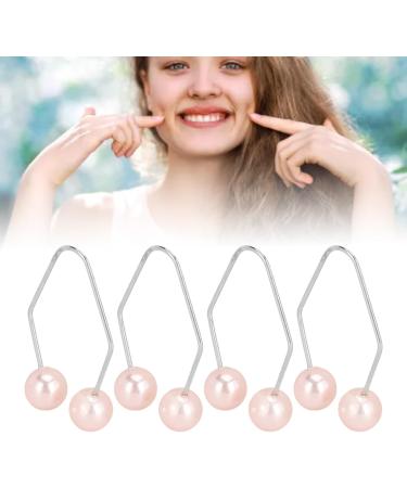 Dimple Balls Comfort Fit 2 Pairs Lightweight Stainless Steel Dimple Trainer for Facial Cheeks (Pink) - Buy Online on SooperMarket.com