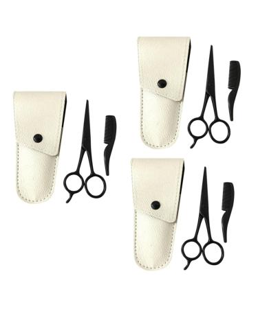 Angoily 9 STK Stainless Steel Inoxlm Religious Hair Salon Reliable eyelash care kit beard shear tools for beard care care for men bartschneider printable toolbox 12.5x4.8x0.5cmx3pcs different colors x 3 pieces