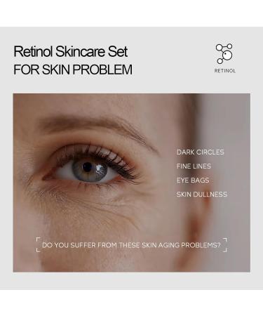 Shop Retinol Serum Skincare Set | Anti-Aging Face Care Kit for Women | Hydrating Moisturizer Eye Cream & Mask | International Shipping Available - Buy Online on SooperMarket.com