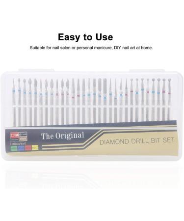 Drill Nail Bit Manicure Drill Accessories Professional Manicure Drill Bits Professional Steel Drill Tungsten Steel Nozzle Accessory for Nail Accessories - Buy Online on SooperMarket.com