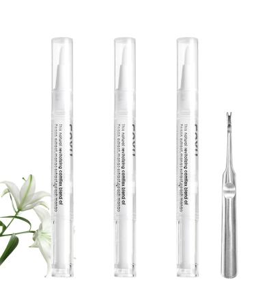 Nail skin oil nail care stick nail oil for cuticles oil for cuticles 3 pieces of oil for cuticles nail care pen nail hardener nail treatment 4 ml (1 Pack)