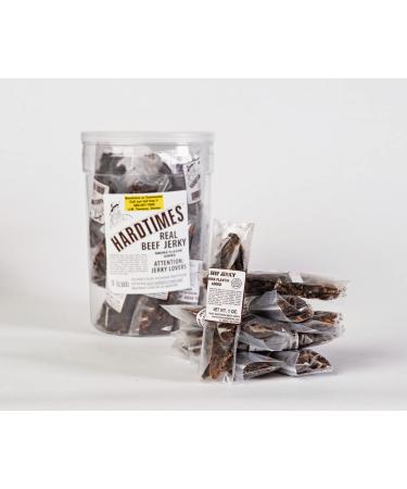 Hardtimes Handcrafted Beef Jerky - Original Flavor - 24 Pack of 1 oz. Bags