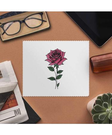 Buy 2 x Pink Rose Microfiber Cleaning Cloths - Soft Durable & Eco-Friendly | Perfect for Home & Car Cleaning | Free International Shipping - Buy Online on SooperMarket.com