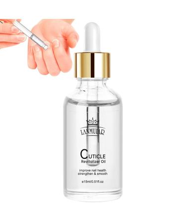 Vitamin Nail Strengthening Cuticle Oil with dropper For Fingernail Or Toenail Nail Strengthener Oil For Damaged And Weak Nails 15ml Green tea scent
