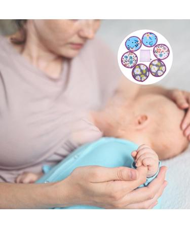 VILLCASE 6Pcs Professional Breastfeeding Cushions | Anti-Overflow Breast Pads for Moms - 10cm Polyester Cotton & TPU Coated Cloth - Buy Online on SooperMarket.com