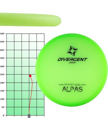Divergent Discs Alpas StayPut Glow Putt & Approach Disc - Glow in The Dark Night Round Disc - Buy Online on SooperMarket.com