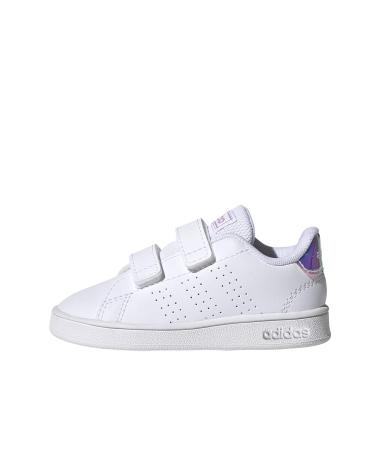 adidas Boy's Unisex Kids Advantage Cf I Sneaker Child 1 UK Ftw Bla Plamet Ftw Bla