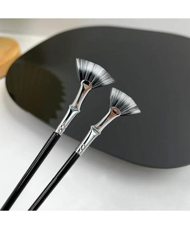 Anjoize Dolly Mascara Fan Brush Set - 120 Folded Fan-shaped Brushes for Precise Lash Separation and Lengthening - Buy Online on SooperMarket.com