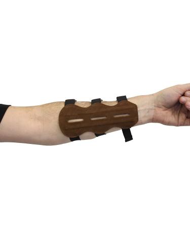 SAS 7.5 Leather Suede Arm Guard - Archery Bow Range Protector with 3-Strap Buckles - Buy Online on SooperMarket.com