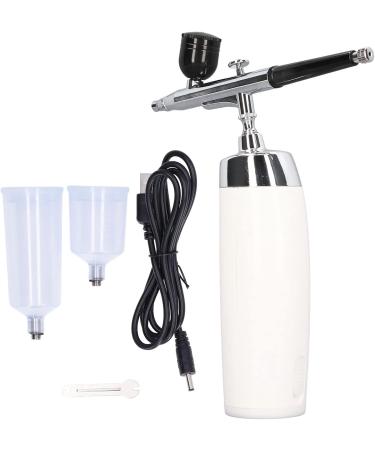 Handheld Airbrush Set Multi Purpose USB Charging Curved Body Cordless Airbrush Kit for Face Painting for Nail Art(White) - Buy Online on SooperMarket.com