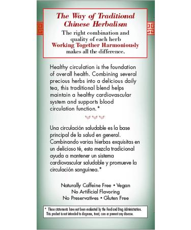 BRAVO TEAS&HERBS Blood Circulation Herbal Tea - Caffeine Free, 20 Count | Natural Wellness - Buy Online on SooperMarket.com