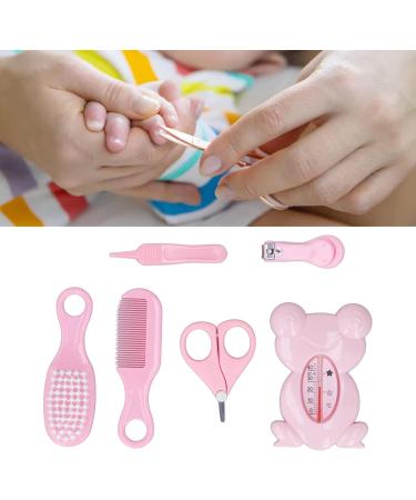 BORDSTRACT Baby Healthcare and Grooming Kit 6 Pcs - Pink Nursery Care Set for Newborns - Buy Online on SooperMarket.com