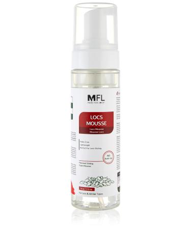 Locs Styling Flaxseed Mousse | Build-Up Free with No White Flakes- Non Sticky | 7 oz