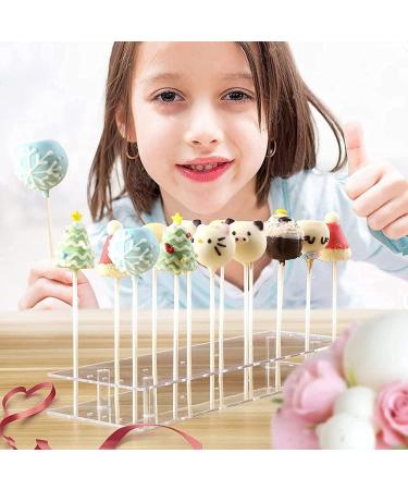 Sadkyer 2 Pack Acrylic 21 Holes Pacifier Holder | Perfect for Wedding & Birthday Parties - International Shipping Available - Buy Online on SooperMarket.com