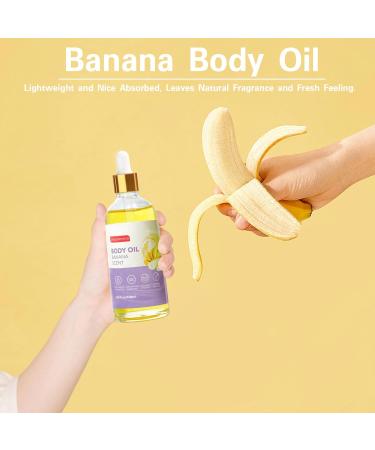 2 Pack Body Banana Juice Oil - Hydrating Vitamin C & E After Shower Moisturizer for Women - International Shipping - Buy Online on SooperMarket.com