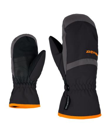 Ziener children's LEJANOS AS ski gloves/winter sports | waterproof breathable 6 black/graphite