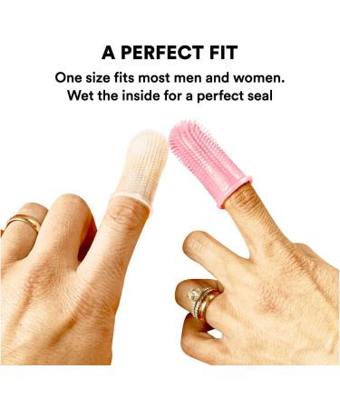 Jasper 360 Finger Toothbrush Kit for Pets - Full Surround Bristles, Dental Care for Puppies, Cats - Blue 2-Pack - Buy Online on SooperMarket.com