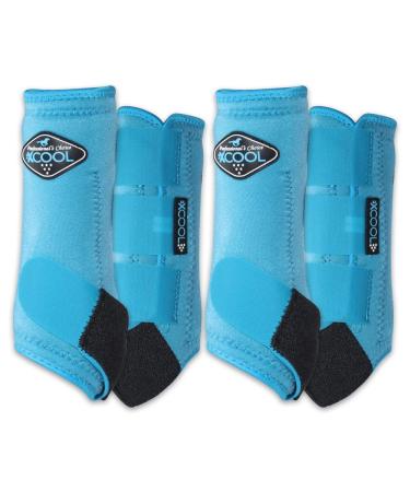 Professional's Choice 2XCOOL Sport Medical Boots 4-Pack Large Pacific Blue