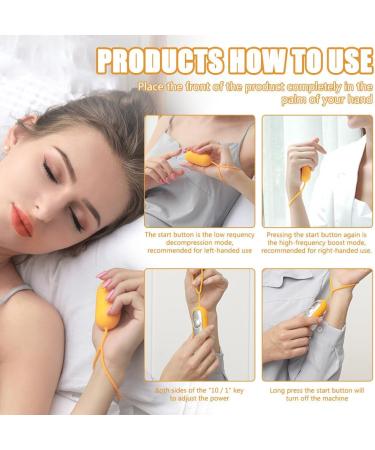 NAVESO Calm Palm Sleep Aid Sleep Aid Device USB Charging Sleep Aid Device Holding Sleep Aid Instrument Sleep Aid Device Microcurrent Holding Sleep Aid Device for Insomnia for Stress Relief - Buy Online on SooperMarket.com